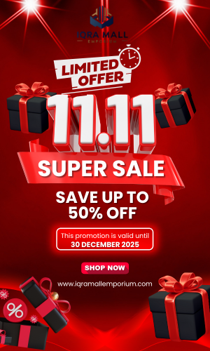 Red and White Modern 11.11 Super Sale Instagram Post